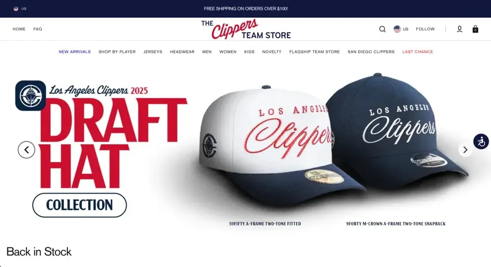 ClippersHQ.com Screenshot
